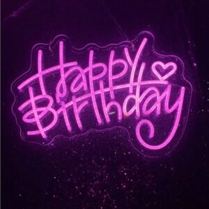 NEON SIGN - HAPPY BIRTHDAY